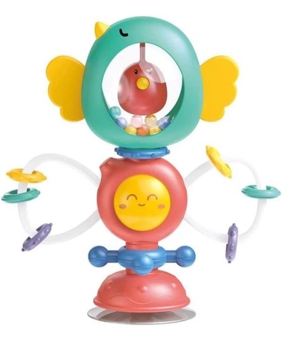 Baby rattle toy with - toy, suction