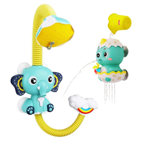 Elephant shower bath toy - bath, with