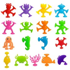 17PCS Suction Toys Suction Toy