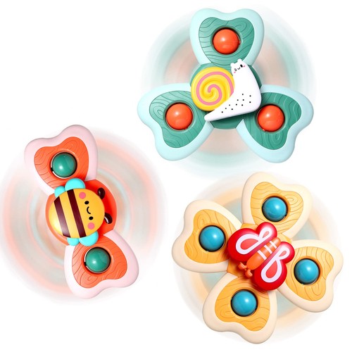 3pcs baby suction spinner - 3pcs,