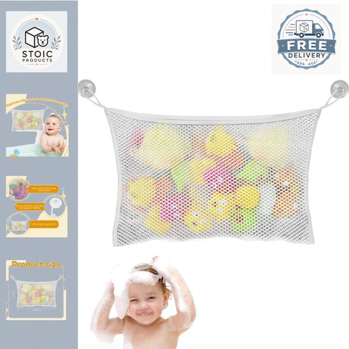 White bath toy storage net - toy,