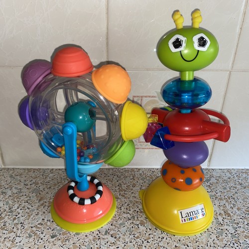 Two highchair toys - highchair, lamaze