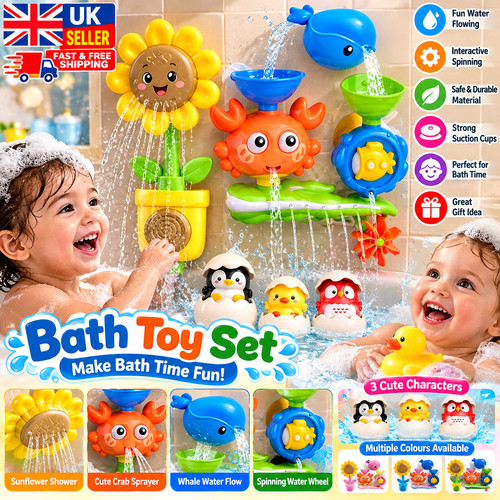 Suction cup bath toy set - bath,