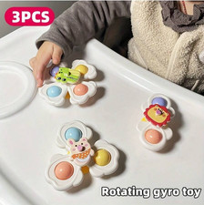3Pcs Baby Suction Cup Spinner