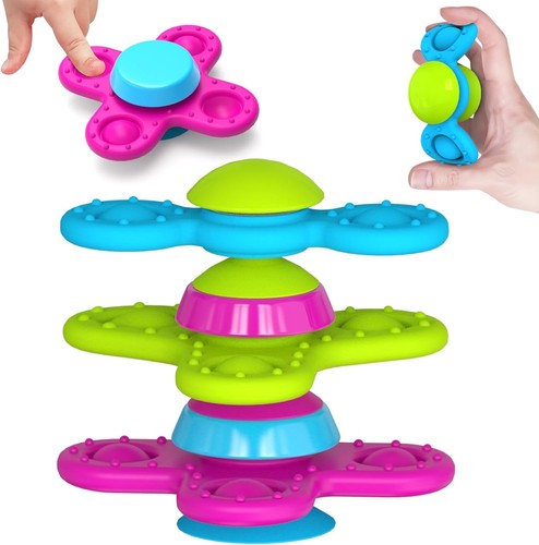 Stackable suction spinner baby - suction,