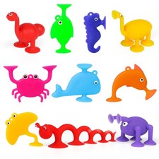 10PCS Kids Suction Cup Toy