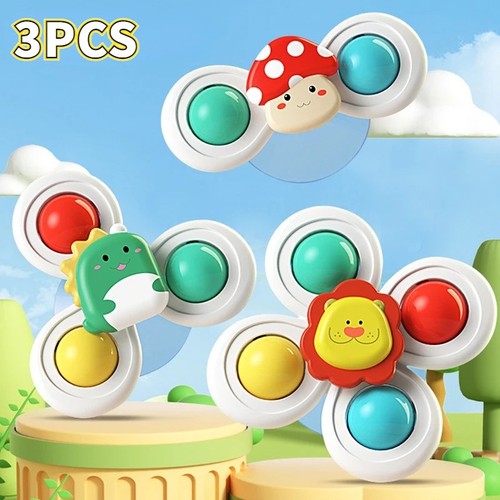 3pcs suction cup spinner - cup, toys