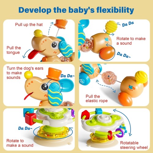 Cartoon spinner dog suction - cartoon,