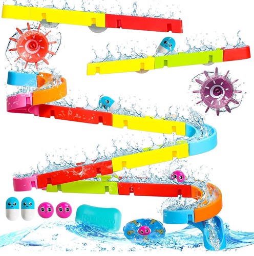 Bath toy water track - water, suction