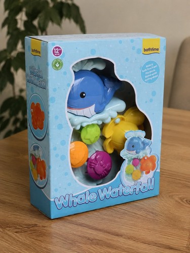 Bathtime whale waterfall - whale,